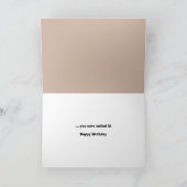 ハッピーバースデーパパおもしろいハンマーホリデーカード シーズンカード (内部)