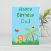 ハッピーバースデーパパカラフルサファリ シーズンカード (スタンド正面)