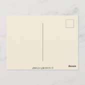 ハッピーバースデーパパカーカウボーイクロック ポストカード (裏面)