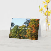 ハッピーバースデーパパカード カード (黄色い花)