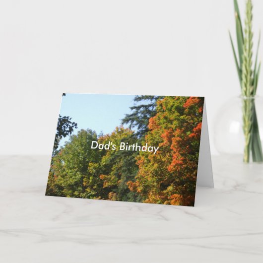 ハッピーバースデーパパカード カード (正面)