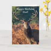 ハッピーバースデーパパグリーティングカード カード (黄色い花)