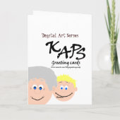 ハッピーバースデーパパグレーヘアズfrom Son カード (裏面)