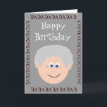 ハッピーバースデーパパグレーヘアズfrom Son カード<br><div class="desc">息子が自分の誕生日のために彼の与えパパに行ったり、自分の大事な行事を作るために可愛い愚かなカード。パパ用カードの背景色と前後の単語をカスタマイズ変更するヘアカラー違うの組み合わせが必要な私はそれを作成するか、店で利用可能な他のすべての組み合わせをチェックアウトすることを知らせる。</div>