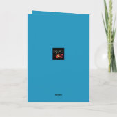 ハッピーバースデーパパシックなスクリプト名誕生日 カード (裏面)