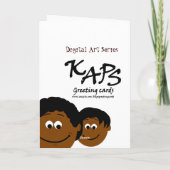 ハッピーバースデーパパダークスキン(息子) カード (裏面)