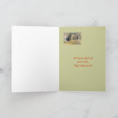 ハッピーバースデーパパテンプレートカード カード (内部)