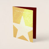 ハッピーバースデーパパフォイルカード 箔カード (正面)