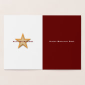 ハッピーバースデーパパフォイルカード 箔カード (内部)