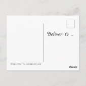 ハッピーバースデーパパレトロ ポストカード (裏面)