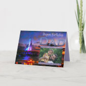 ハッピーバースデーパパ1182 カード (正面)