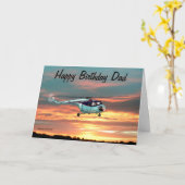 ハッピーバースデーパパ カード (黄色い花)