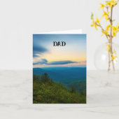 ハッピーバースデーパパ カード (黄色い花)