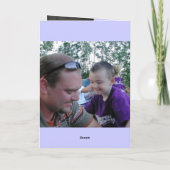 ハッピーバースデーパパ！ カード (裏面)