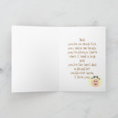 ハッピーバースデーパパ カード (内部)