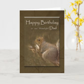 ハッピーバースデーパパ カード (黄色い花)