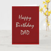 ハッピーバースデーパパ カード (黄色い花)