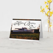 ハッピーバースデーパパ カード (黄色い花)