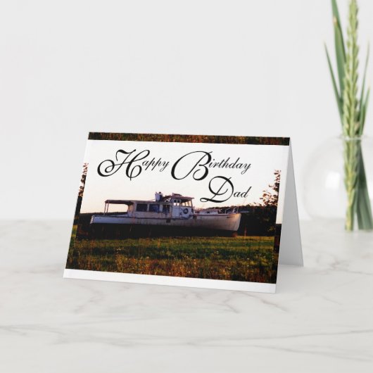 ハッピーバースデーパパ カード (正面)