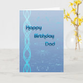 ハッピーバースデーパパ カード (黄色い花)