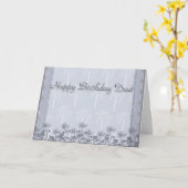 ハッピーバースデーパパ カード (黄色い花)