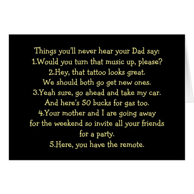 **ハッピーバースデーパパ**ユーモア、尊敬と愛 (正面横)