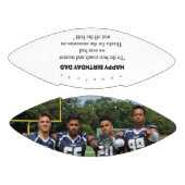 ハッピーバースデーパパ、最高のコーチとメンターへ アメリカンフットボール (パネル)