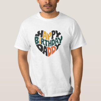 ハッピーバースデーパパ Tシャツ