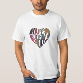 ハッピーバースデーパパ Tシャツ
