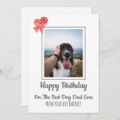 ハッピーバースデーパパfrom犬 シーズンカード (正面/裏面)