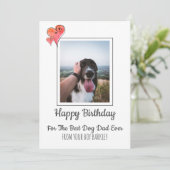 ハッピーバースデーパパfrom犬 シーズンカード (スタンド正面)
