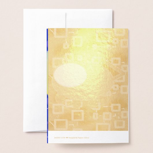 ハッピーバースデーパピースペースシャフシェフダッキー(アヒルちゃん) 箔カード (裏面封筒付き)