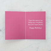 ハッピーバースデーパピードッグブラックラブラドールレトリバー カード (内部)