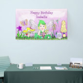 ハッピーバースデーパーソナライズされたおとぎ話をテーマ 横断幕 (トレードショー)