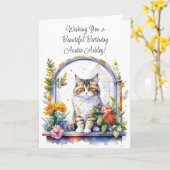 ハッピーバースデーパーソナライズされたおばあちゃん カード (黄色い花)