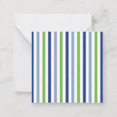 ハッピーバースデーパーソナライズされたエンクロージャカード ノートカード (裏面)