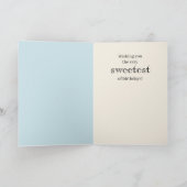 ハッピーバースデーパーソナライズされたカップケーキカード カード (内部)