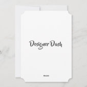 ハッピーバースデーパーソナライズされたカード シーズンカード (裏面)