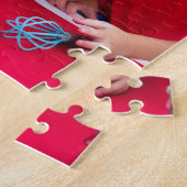 ハッピーバースデーパーソナライズされたキッズフォト ジグソーパズル (側面)