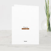 ハッピーバースデーパーソナライズされたドイツ語グリーティングカード カード (裏面)