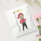 ハッピーバースデーパーソナライズされたヒップホップジャズ フェイバーバッグ (封をした状態)