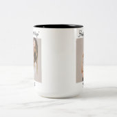 ハッピーバースデーパーソナライズされた写真マグ彼女のために,ママ ツートーンマグカップ (中央)