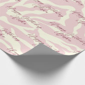 ハッピーバースデーパーソナライズされた名の折り返し紙 ラッピングペーパー (角)