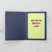 ハッピーバースデーパーソナライズされた名 カード (内部)