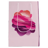 ハッピーバースデーパーソナライズされた抱き枕 ミディアムペーパーバッグ (裏面)