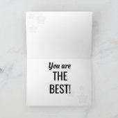 ハッピーバースデーパーソナライズされた米国国旗 カード (内部)