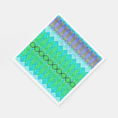 ハッピーバースデーパーソナライズされた紙ナプキンス スタンダードランチョンナプキン (角)