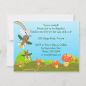 ハッピーバースデーパーティーとホタル 招待状 (裏面)