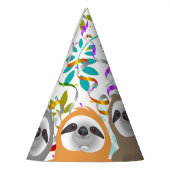 ハッピーバースデーパーティーの波打ち パーティーハット (左)