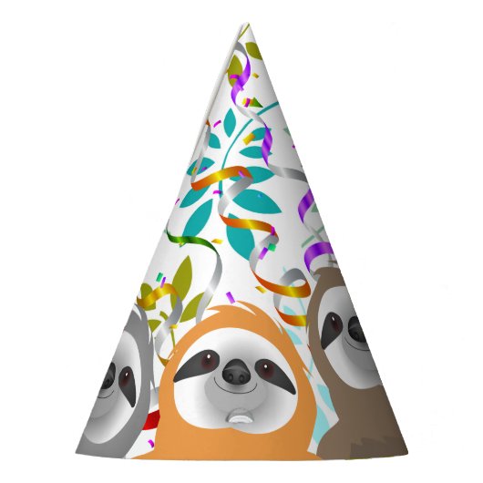 ハッピーバースデーパーティーの波打ち パーティーハット (左)